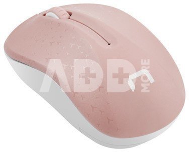 Natec Mouse, Toucan, Wireless, 1600 DPI, Optical, Pink-White