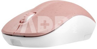 Natec Mouse, Toucan, Wireless, 1600 DPI, Optical, Pink-White