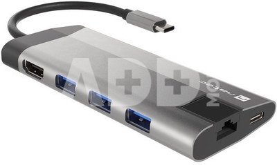 Natec Multi Port Fowler Plus USB-C PD, 3x USB 3.0