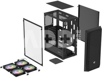 FURY SHOBO SH4F PC Case Midi Tower, Black | Fury
