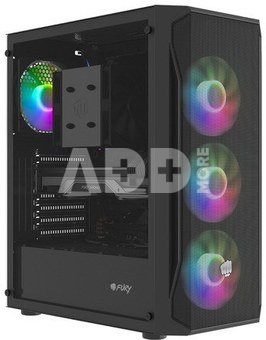 FURY SHOBO SH4F PC Case Midi Tower, Black | Fury