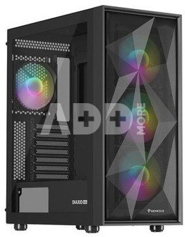 Natec PC CASE GENESIS DIAXID 605 ARGB MIDI TOWER USB