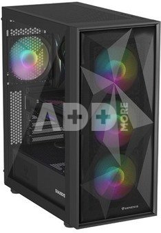 Natec PC CASE GENESIS DIAXID 605 ARGB MIDI TOWER USB