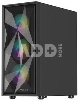 Natec PC CASE GENESIS DIAXID 605 ARGB MIDI TOWER USB