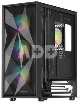 Natec PC CASE GENESIS DIAXID 605 ARGB MIDI TOWER USB