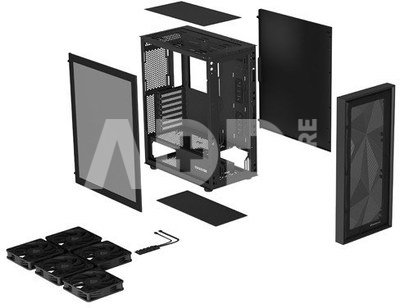 Natec PC CASE GENESIS DIAXID 605F MIDI TOWER USB-C
