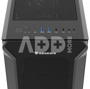 Natec PC Case Genesis Irid 505F z oknem