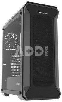 Natec PC Case Genesis Irid 505F z oknem