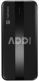 Natec Powerbank Trevi Slim Q V2 10000MAH 2X USB-A Cable
