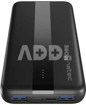 Natec Powerbank Trevi Slim Q V2 10000MAH 2X USB-A Cable