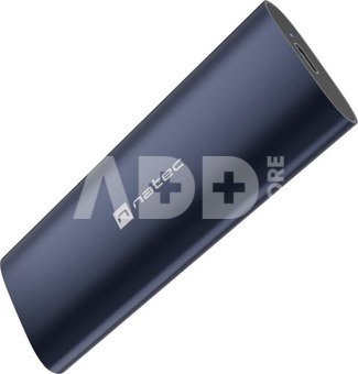 Natec | Rhino M.2 NVME Lite USB-C External, Gen 2 Steel Navy | Solid-state drive interface NVMe