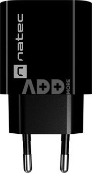 Natec Ribera USB Charger 1X USB-C 20W, Black