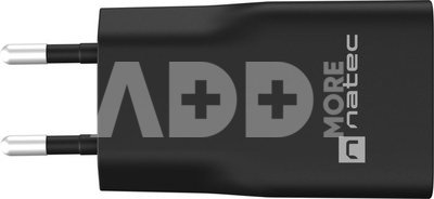 Natec Ribera USB Charger Gan Slim USB 1X USB-A + 1X USB-C 20W | NUC-2377