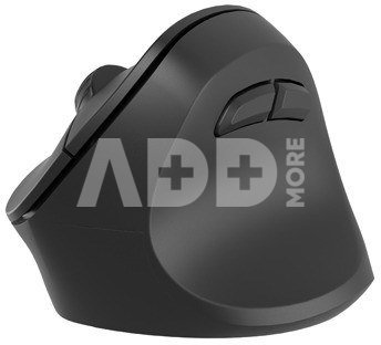 Natec Vertical Mouse, Crake 2, Wireless, 2400 DPI, Black