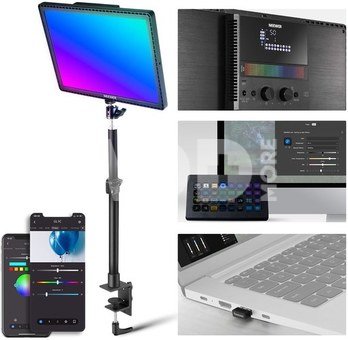 NEEWER GL1C - 48 Watt RGB LED Panel Light for Streamers/Gamers
