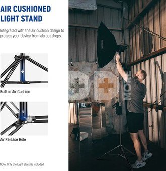 NEEWER ST-260AC, 260 cm 25-30-35 mm air cushion light stand