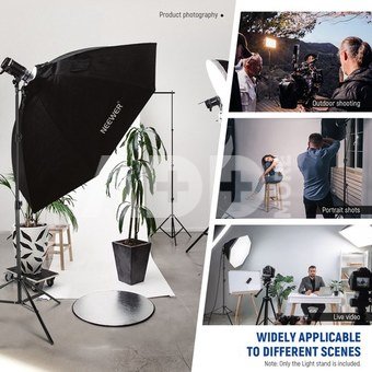 NEEWER ST-260AC, 260 cm 25-30-35 mm air cushion light stand
