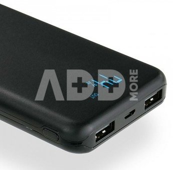 Nešiojama baterija Power Bank everActive EB-L10k 10000mAH 2xUSB-A: 5VDC 2.4 A (Fast Charging)