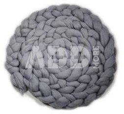Newborn Mohair Wool Nest Grey MWNG 300 x 6 cm