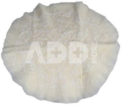 Newborn Round Undergarment Merino Wool Floral White 60 cm