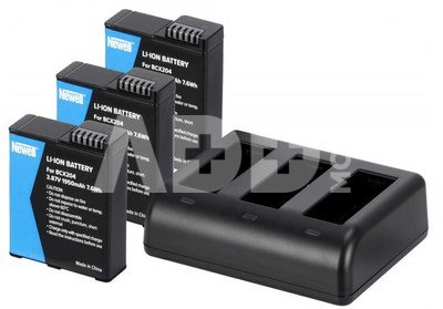 Newell charger SDC-USB-C + 3 Osmo Action batteries