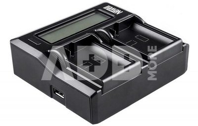Newell DC-LCD two-channel charger for NP-FP, NP-FH, NP-FV series batteries