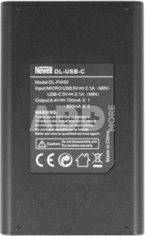 Newell DL-USB-C dual channel charger for NP-FW50