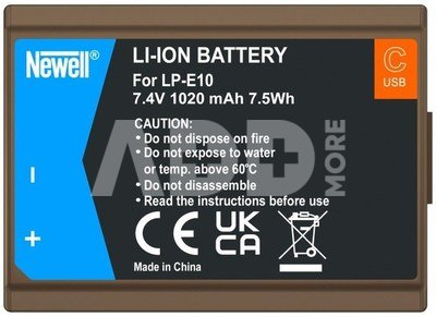 Newell battery Canon LP-E10 USB-C