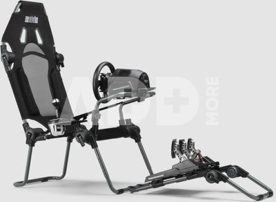 Next Level Racing | Foldable Formula and GT Cockpit | F-GT Lite Grey Edition | Grey and Black