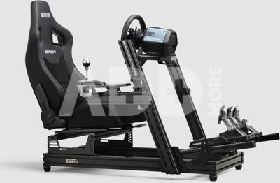 Next Level Racing | PU Leather and Suede | Reclining Seat | ERS4 Elite PU Leather & Suede Edition | Black