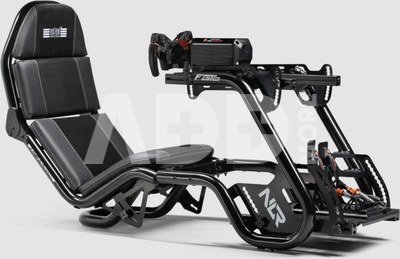 Next Level Racing | Steel | Racing Simulator Cockpit | F-GT Pro Formula and GT Black Edition | Black