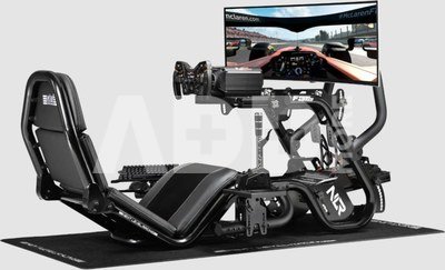 Next Level Racing | Steel | Racing Simulator Cockpit | F-GT Pro Formula and GT Black Edition | Black
