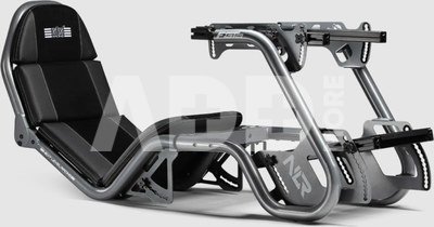 Next Level Racing | Steel | Racing Simulator Cockpit | F-GT Pro Formula and GT Grey Edition | Grey