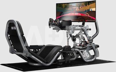 Next Level Racing | Steel | Racing Simulator Cockpit | F-GT Pro Formula and GT Grey Edition | Grey