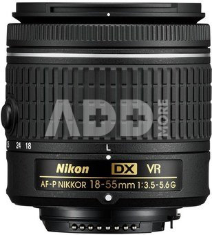 Nikon Nikkor 18-55mm F/3.5-5.6G AF-P DX VR (be dėžutės)