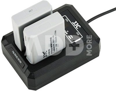 JJC Nikon DCH ENEL14A USB Dual BatteryCharger (voorNikon EN EL14/EN EL14A)