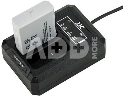 JJC Nikon DCH ENEL14A USB Dual BatteryCharger (voorNikon EN EL14/EN EL14A)
