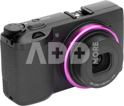 NISI RING CAPS FOR RICOH GR IIIX ROSE RED & SILVER