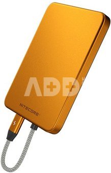 Nitecore POCKET 5 Magnetic Ultra Thin Power Bank Alloy Orange