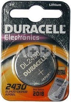 Maitinimo elementai Duracell DL2430 3V (CR2430 / K2430L)