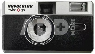 Novocolor Swiss+Go 35mm Analog Camera Black (incl. Film, Case & Battery)