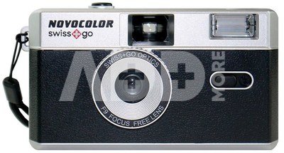 Novocolor Swiss+Go 35mm Analog Camera Black (incl. Film, Case & Battery)