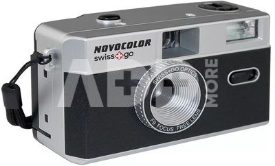 Novocolor Swiss+Go 35mm Analog Camera Black (incl. Film, Case & Battery)