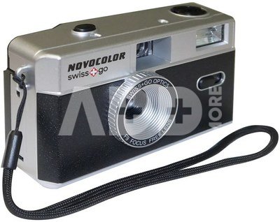 Novocolor Swiss+Go 35mm Analog Camera Black (incl. Film, Case & Battery)