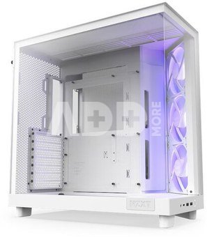 NZXT PC Case H6 Flow RGB with window white