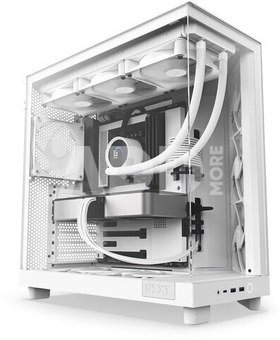 NZXT PC Case H6 Flow with window white