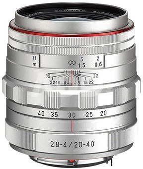 Pentax  20-40mm F/2.8-4 ED DC WRHD DA (sidabrinis)