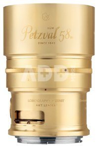 Objektyvas Petzval 58 Lens-Brass Canon z260c