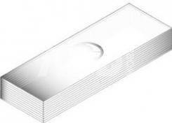 Microscope slides 76 x 26 mm with concavity, grinded edges