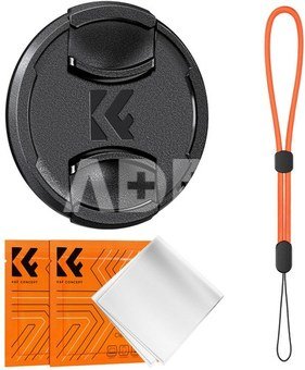 K&F Concept 52MM Lens Caps Kit with LOGO